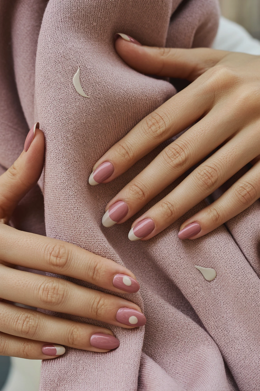 dusty rose neutral mix