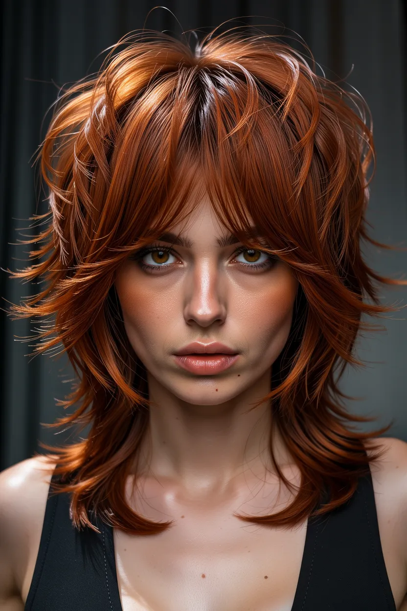 shaggy wolf cut