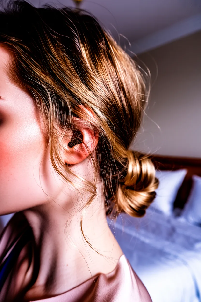 wispy face-framing tendrils