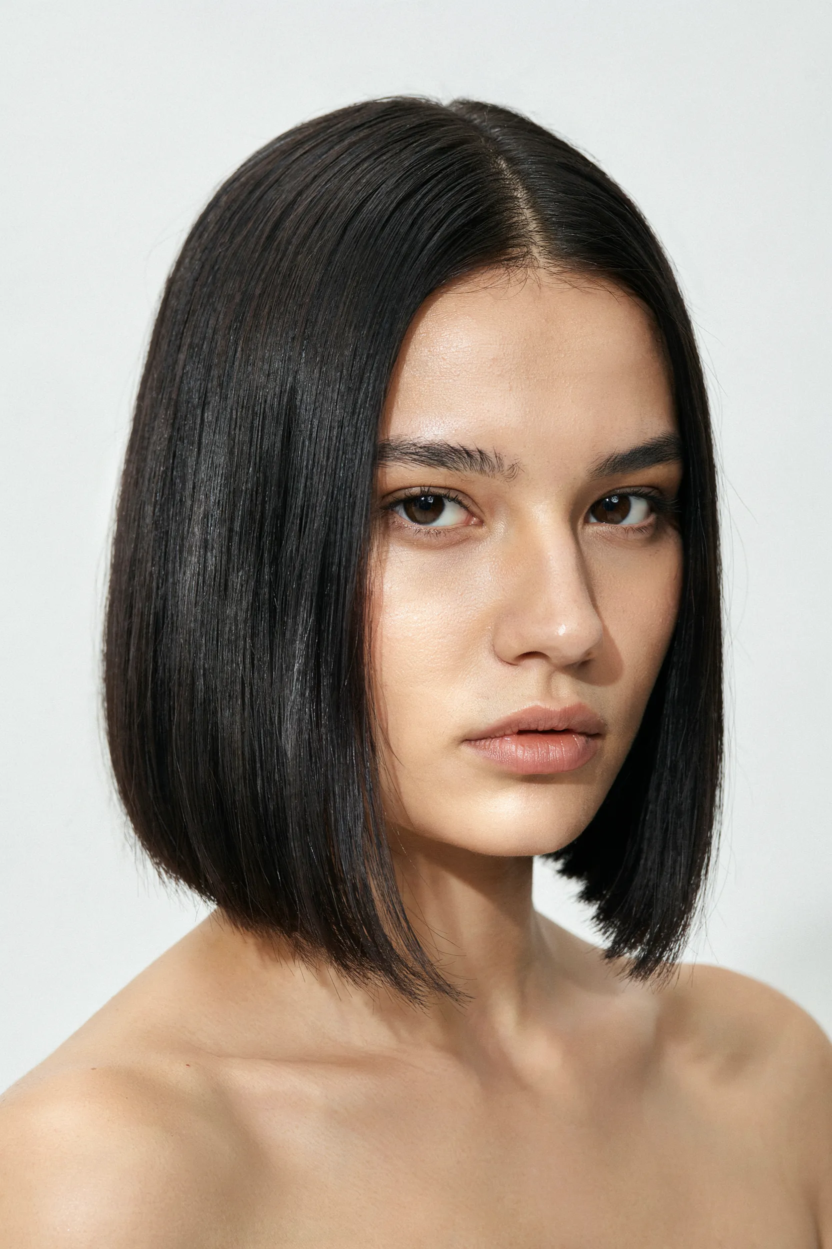 smooth glass hair