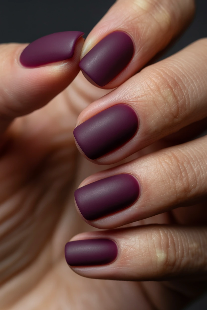 dark plum matte