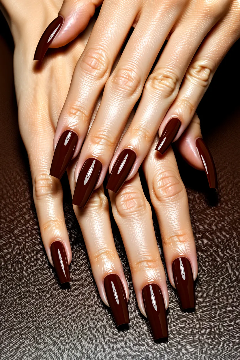 chocolate brown gloss
