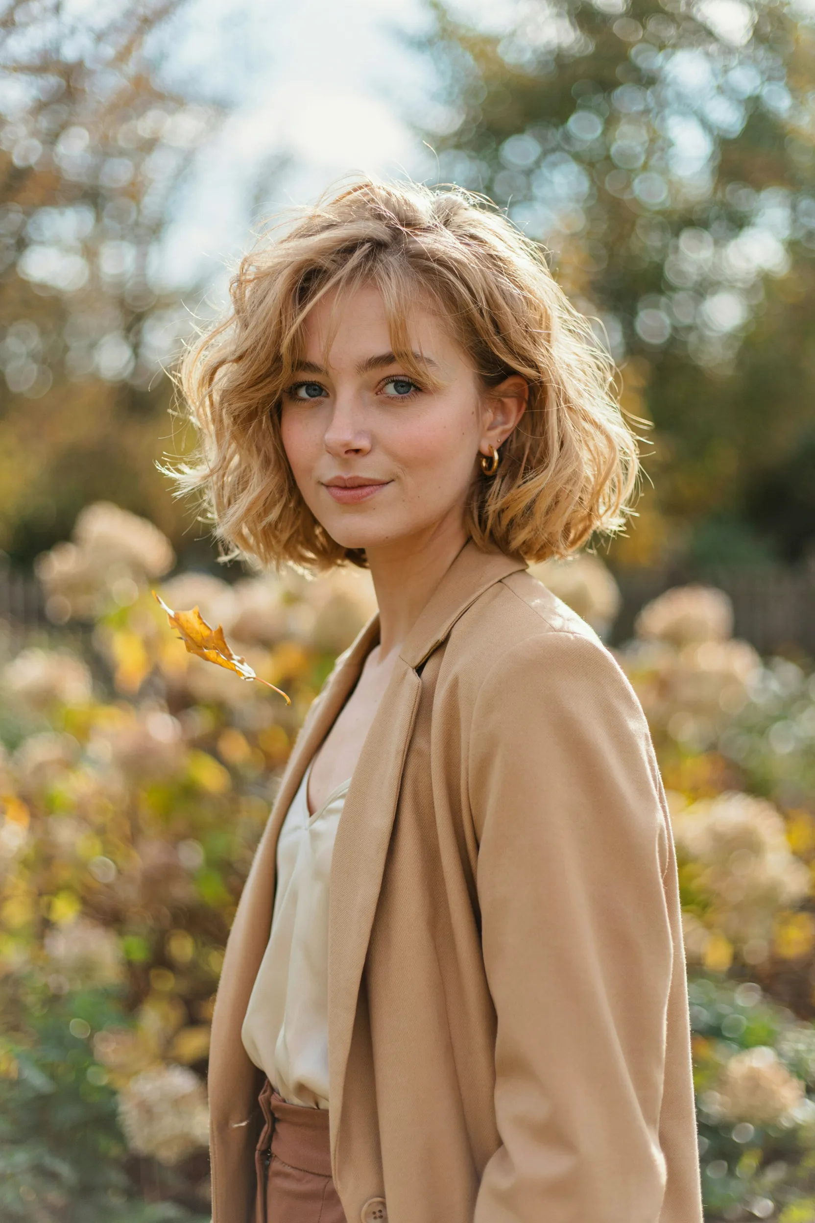 voluminous textured bob