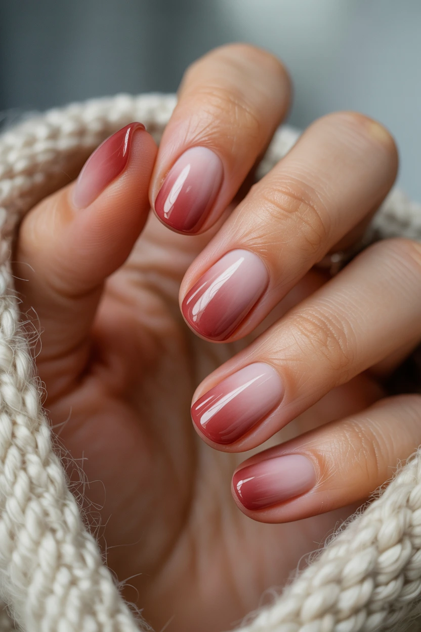 soft rosewood red gradient