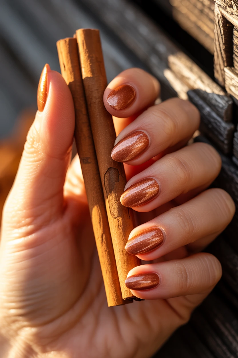 cinnamon spice chrome almond