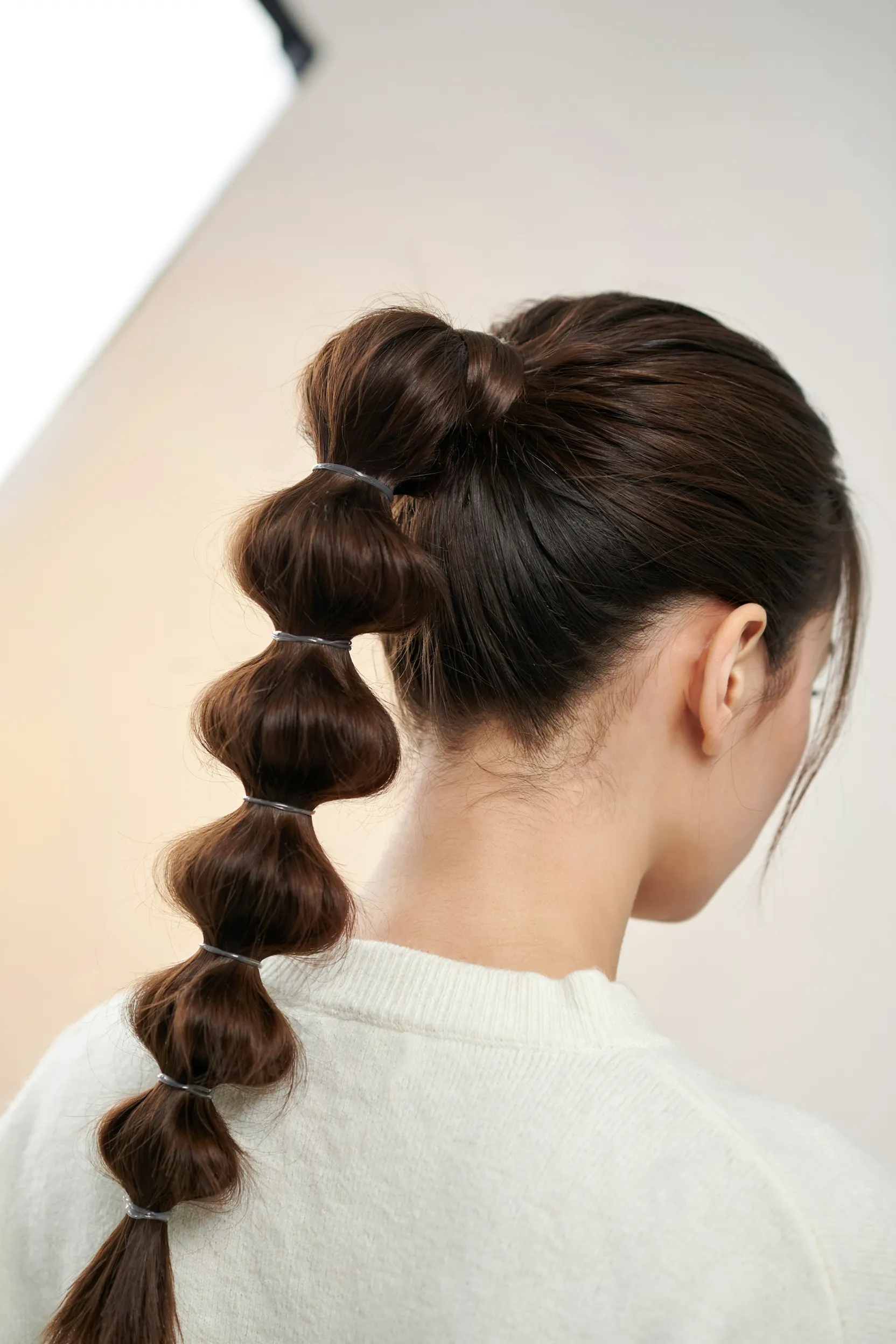 bubble braided pony