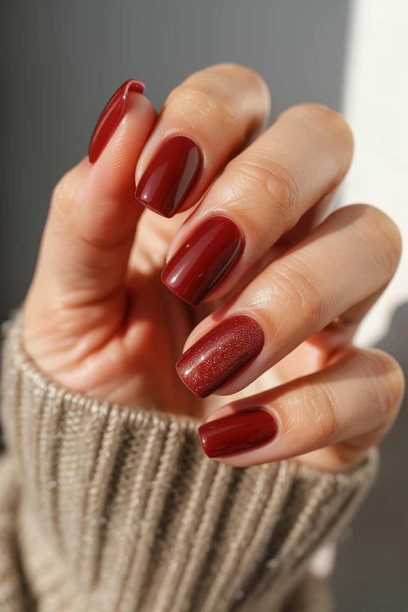 frosted cranberry sheen