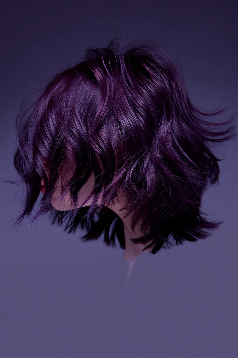 plum velvet shag