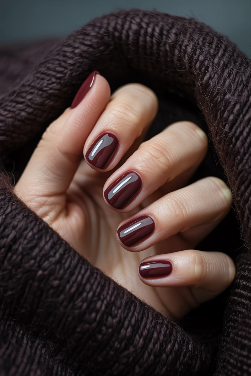 deep wine burgundy gloss