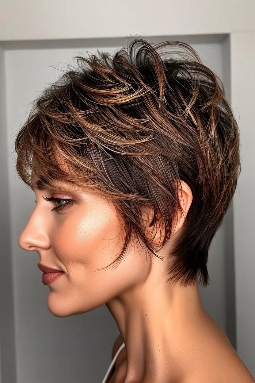 textured pixie cut