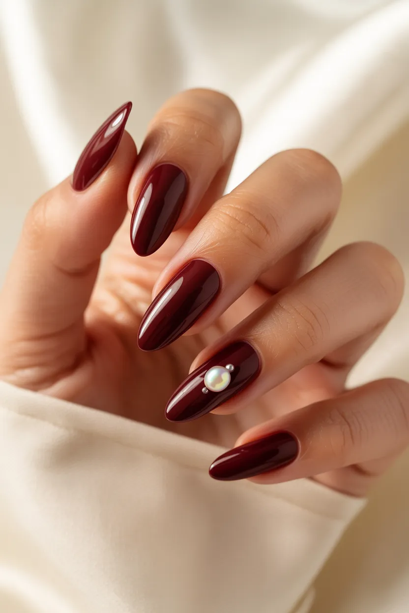 elegant pearl accents