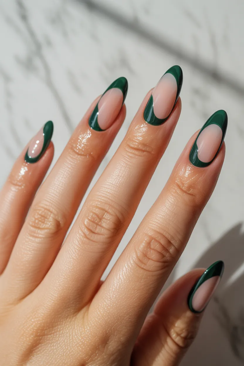forest green negative-space