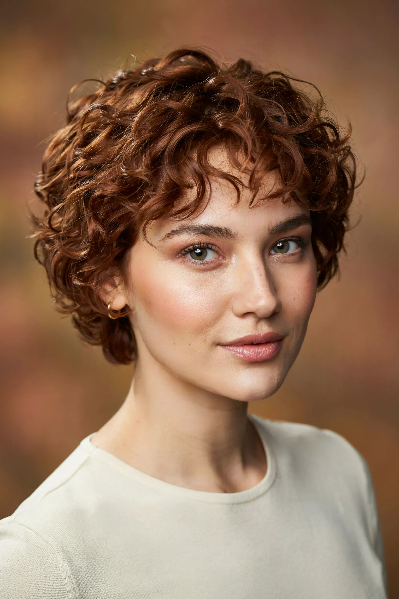 curly pixie cut