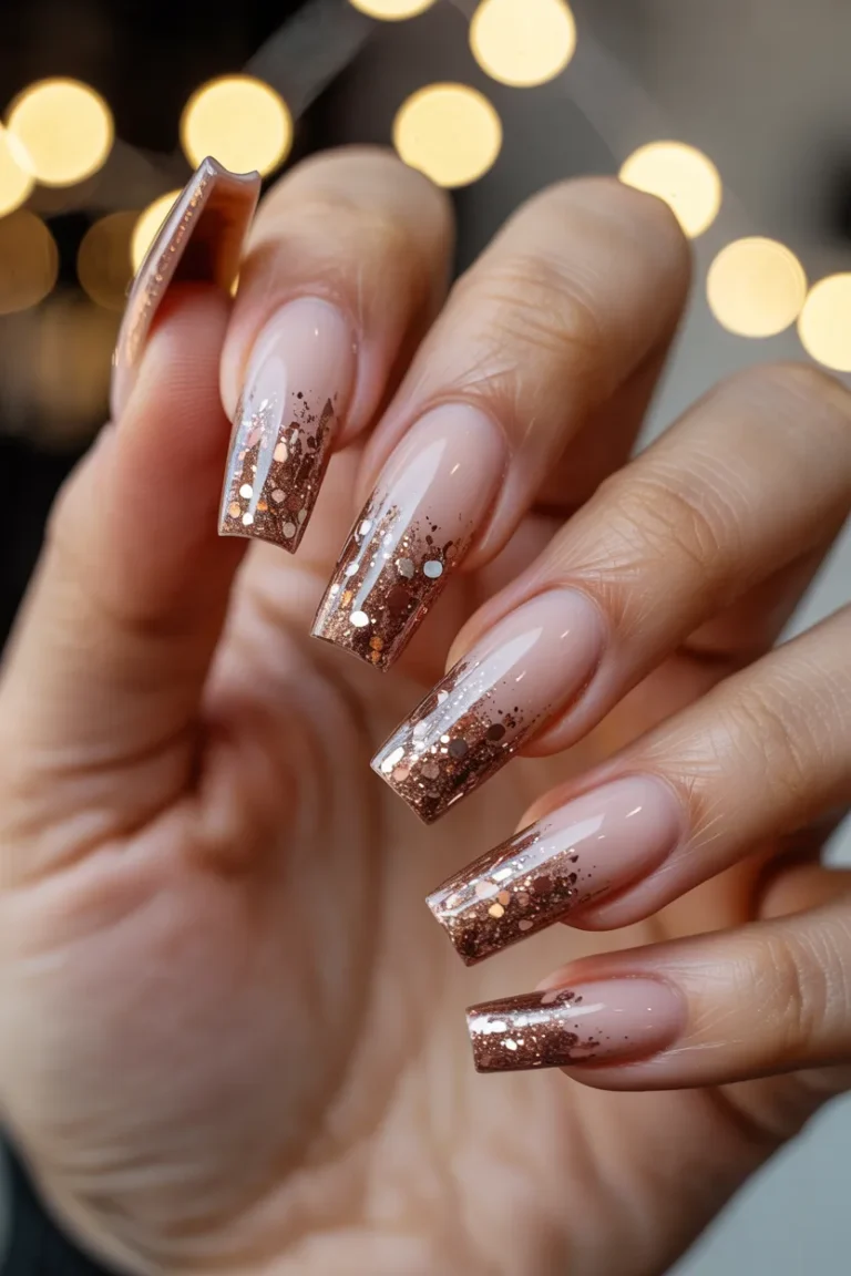 25 Creative Autumn Acrylic Coffin Nail Designs To Copy 