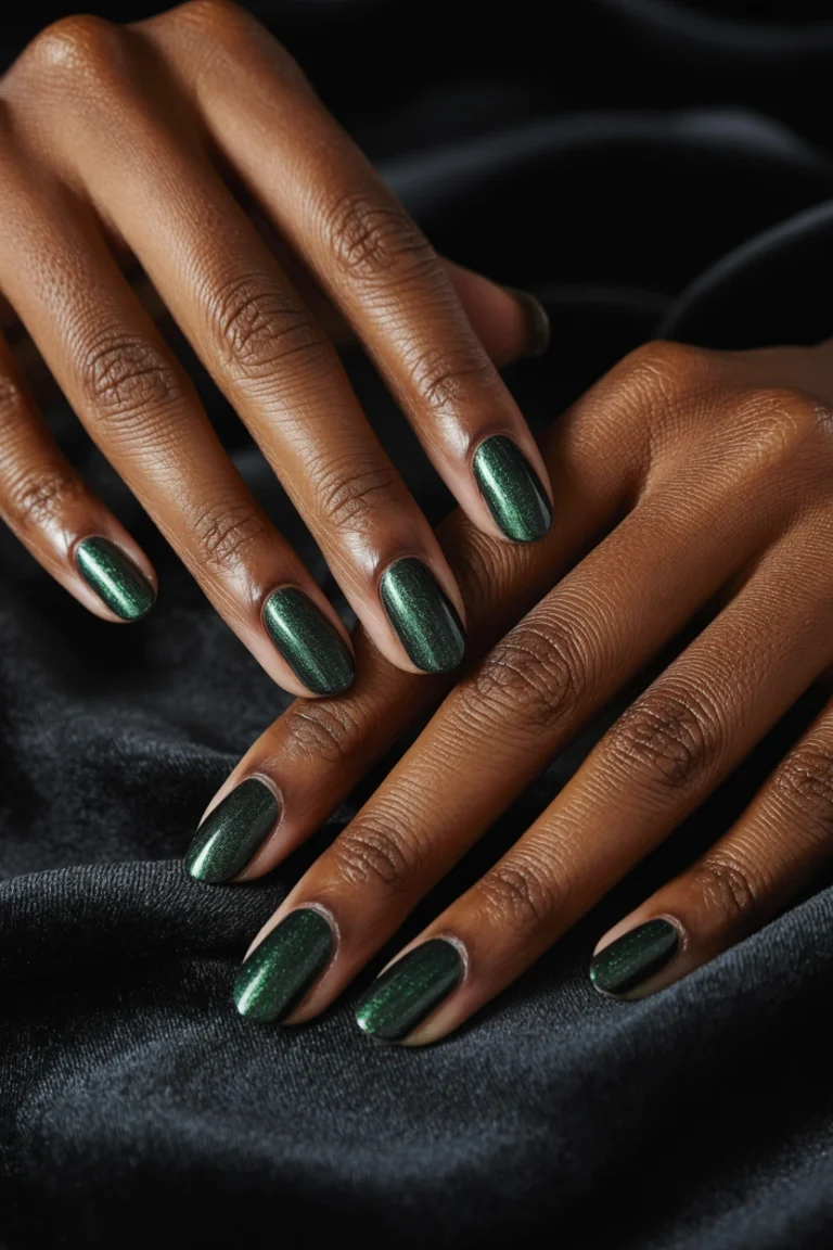 25 Gorgeous & Elegant Fall Nail Colors For Dark Skin