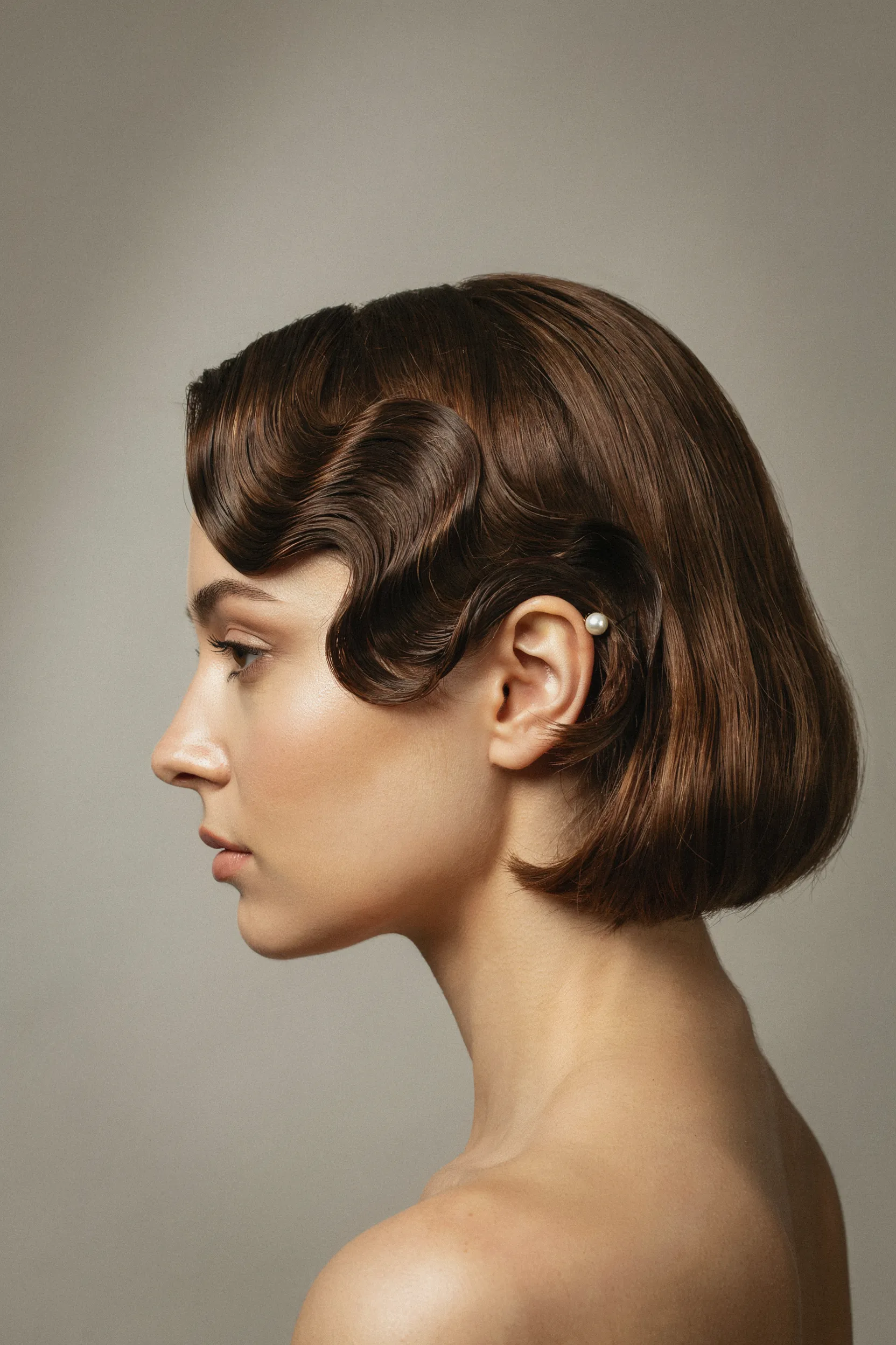 vintage faux bob