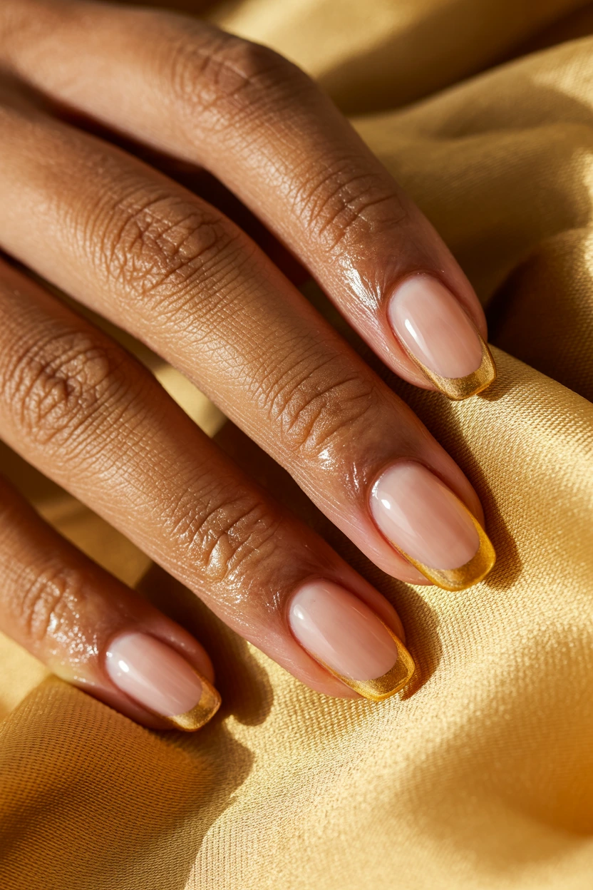 warm honey french outline