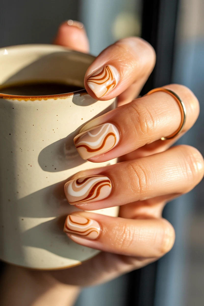 spiced latte swirls