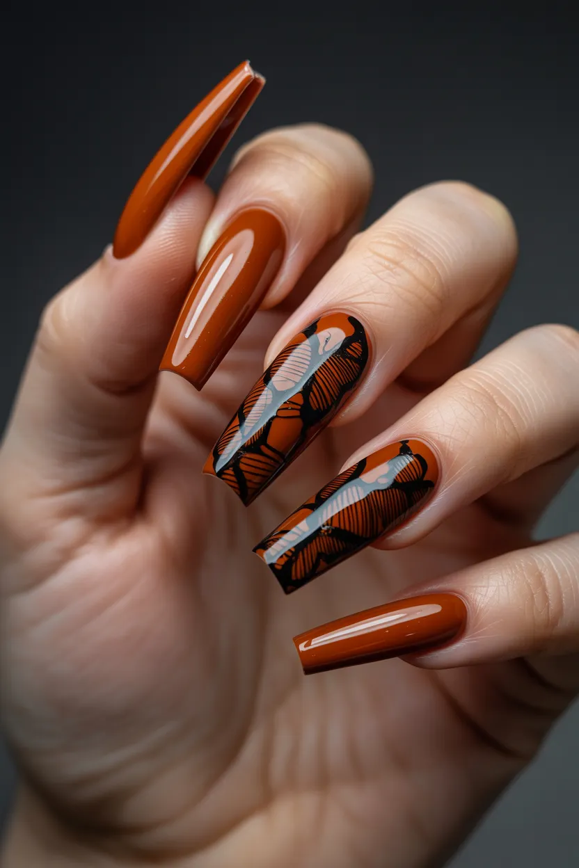 gothic black lace overlays