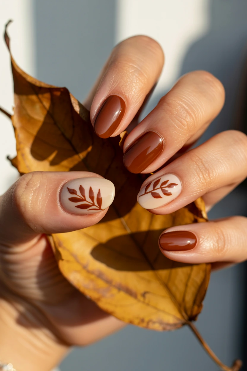 warm walnut matte accent