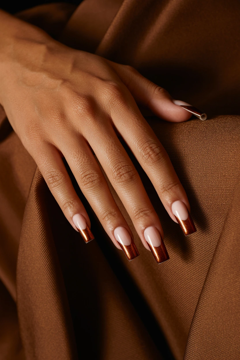 warm bronze gloss edges