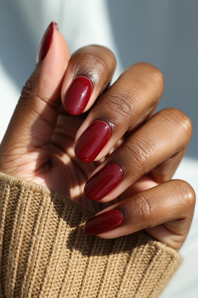 deep cranberry gloss