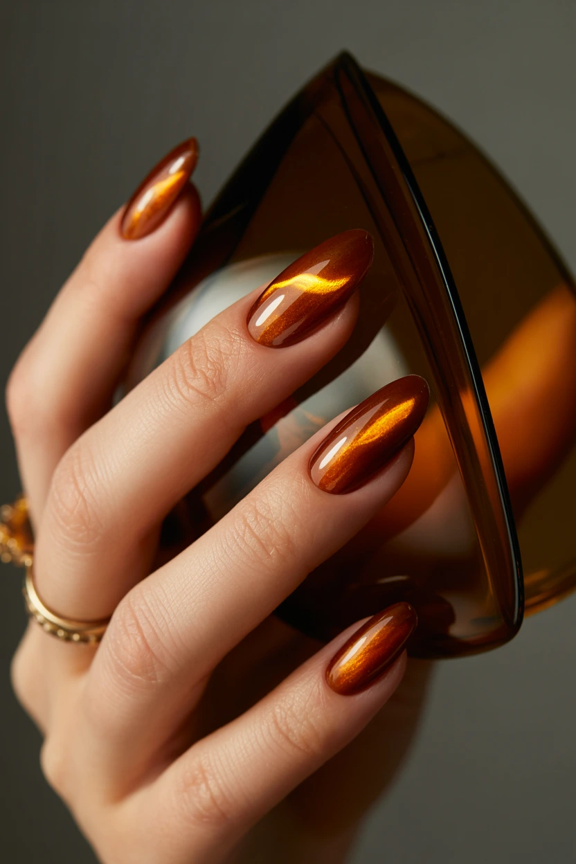 warm amber cat eye