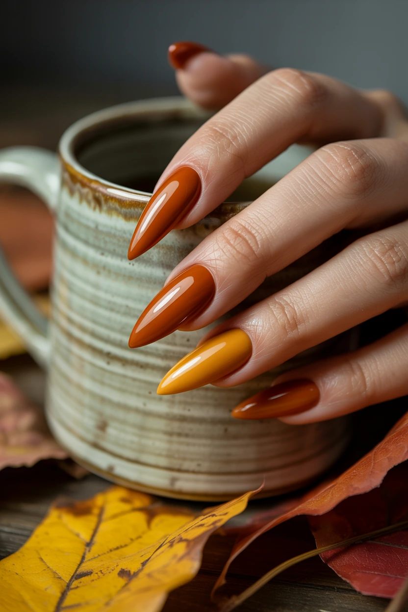 warm pumpkin spice gradient