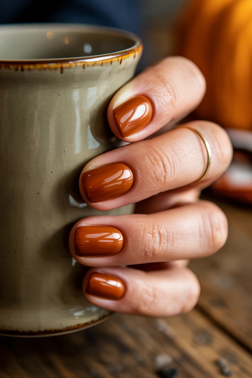 glossy pumpkin spice