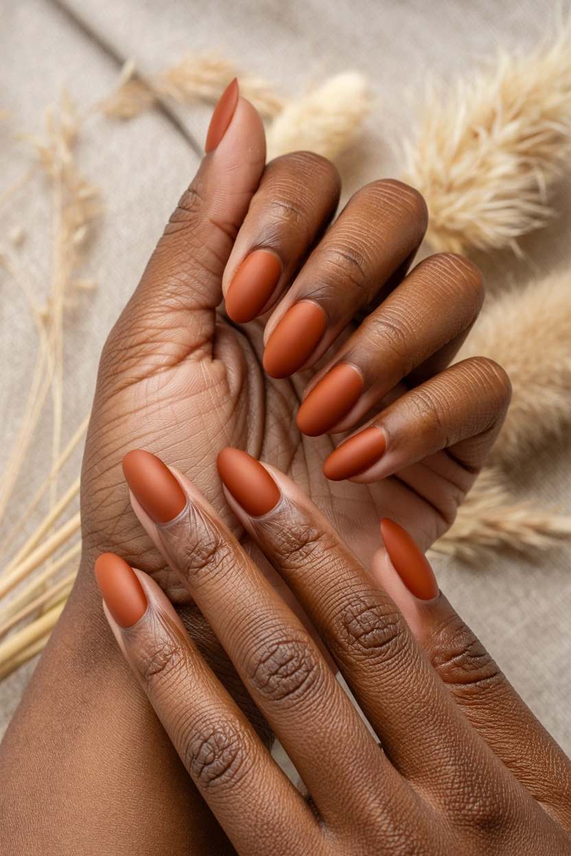 burnt terracotta matte