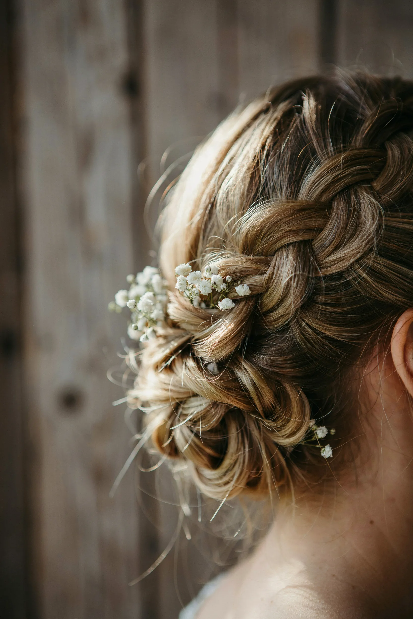 braided crown detail