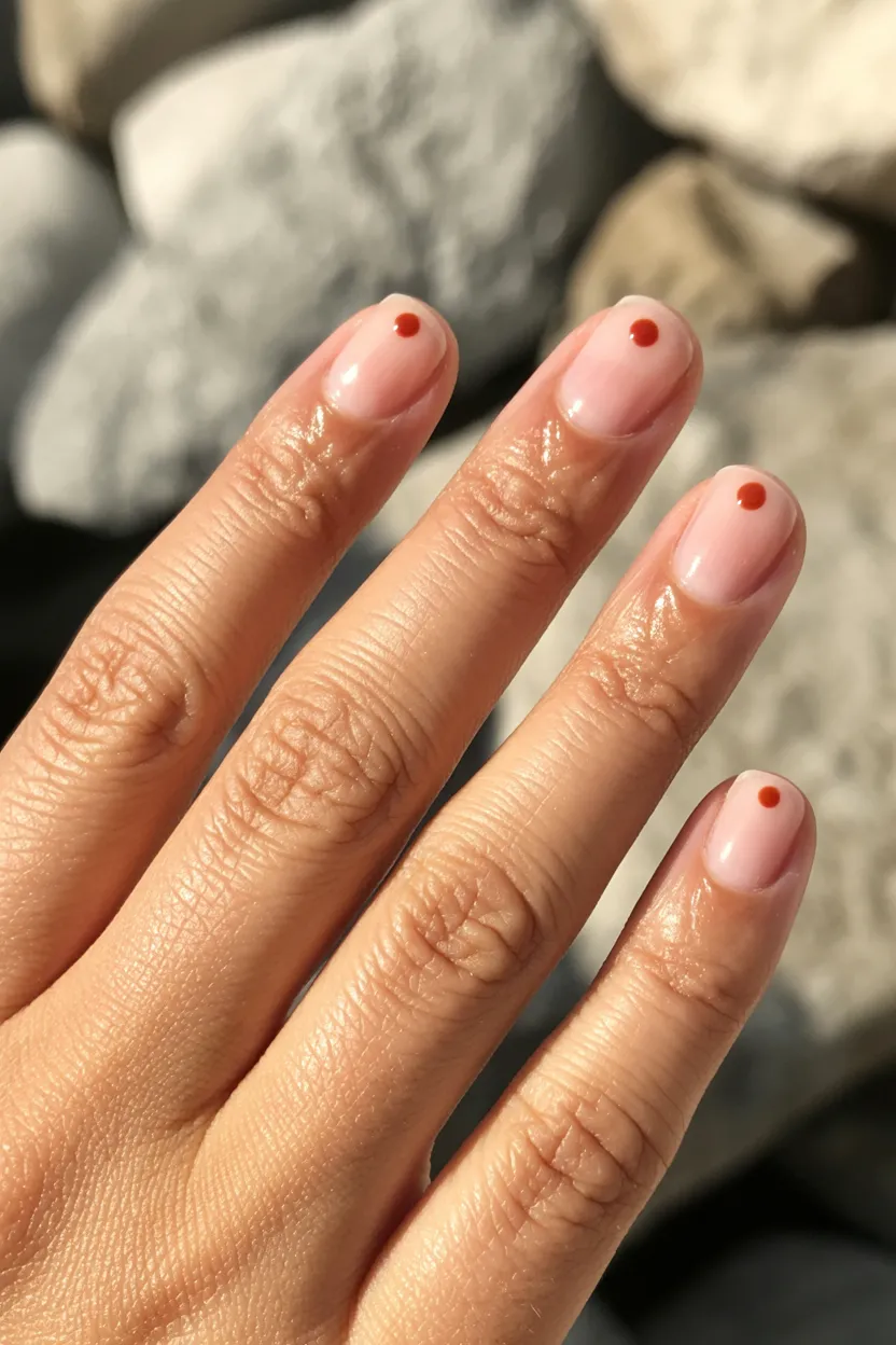 burnt orange accents