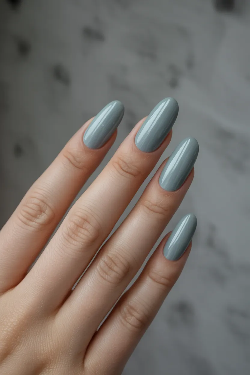muted sage green