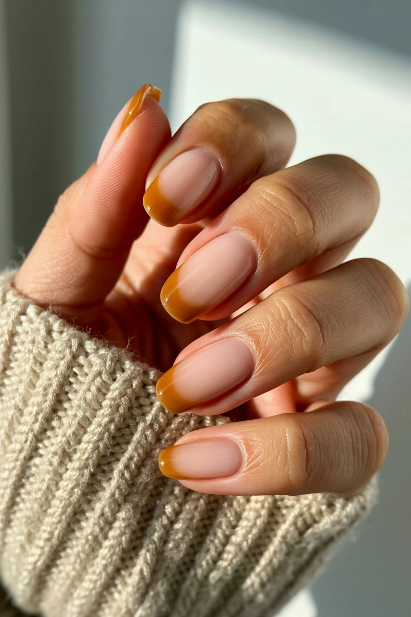 creamy caramel ombre