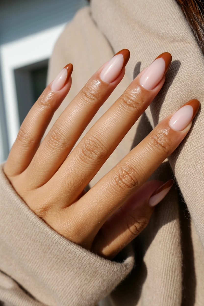 rich caramel french contour