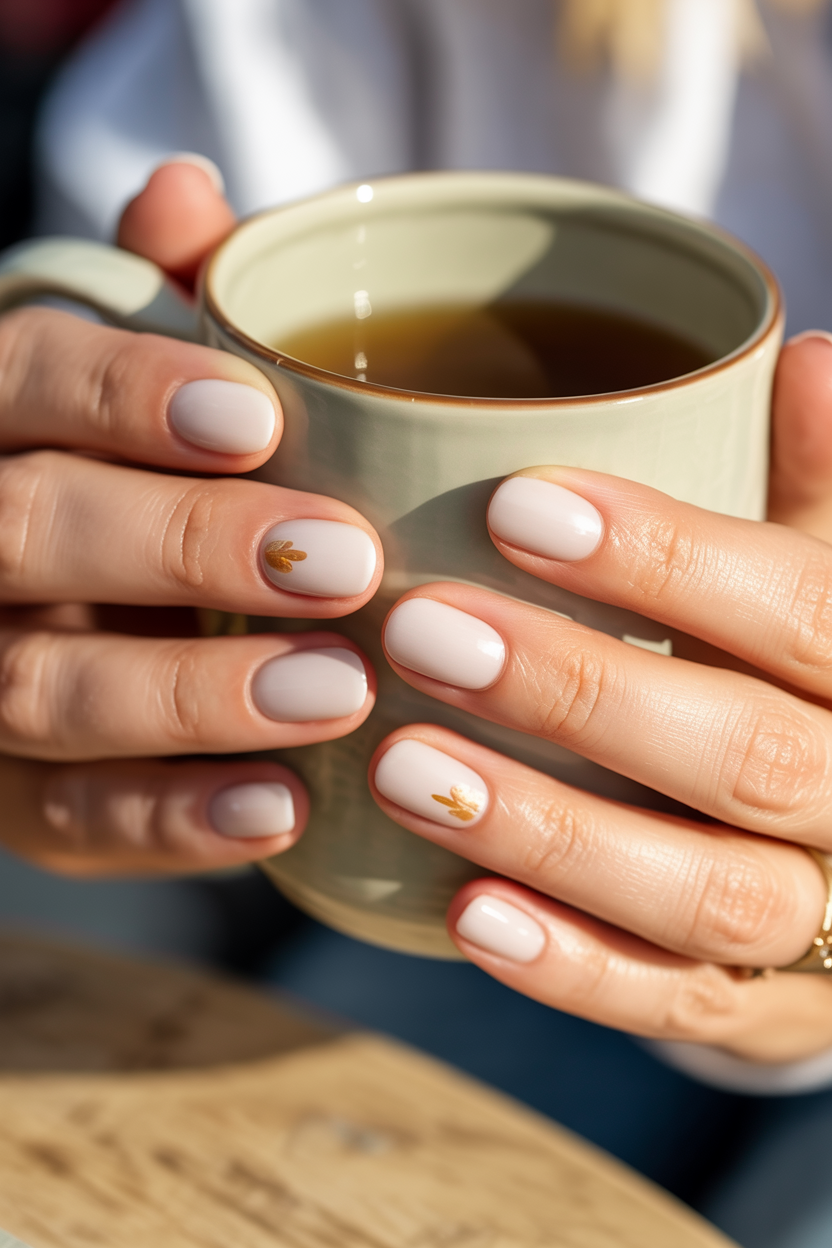 creamy oat accents