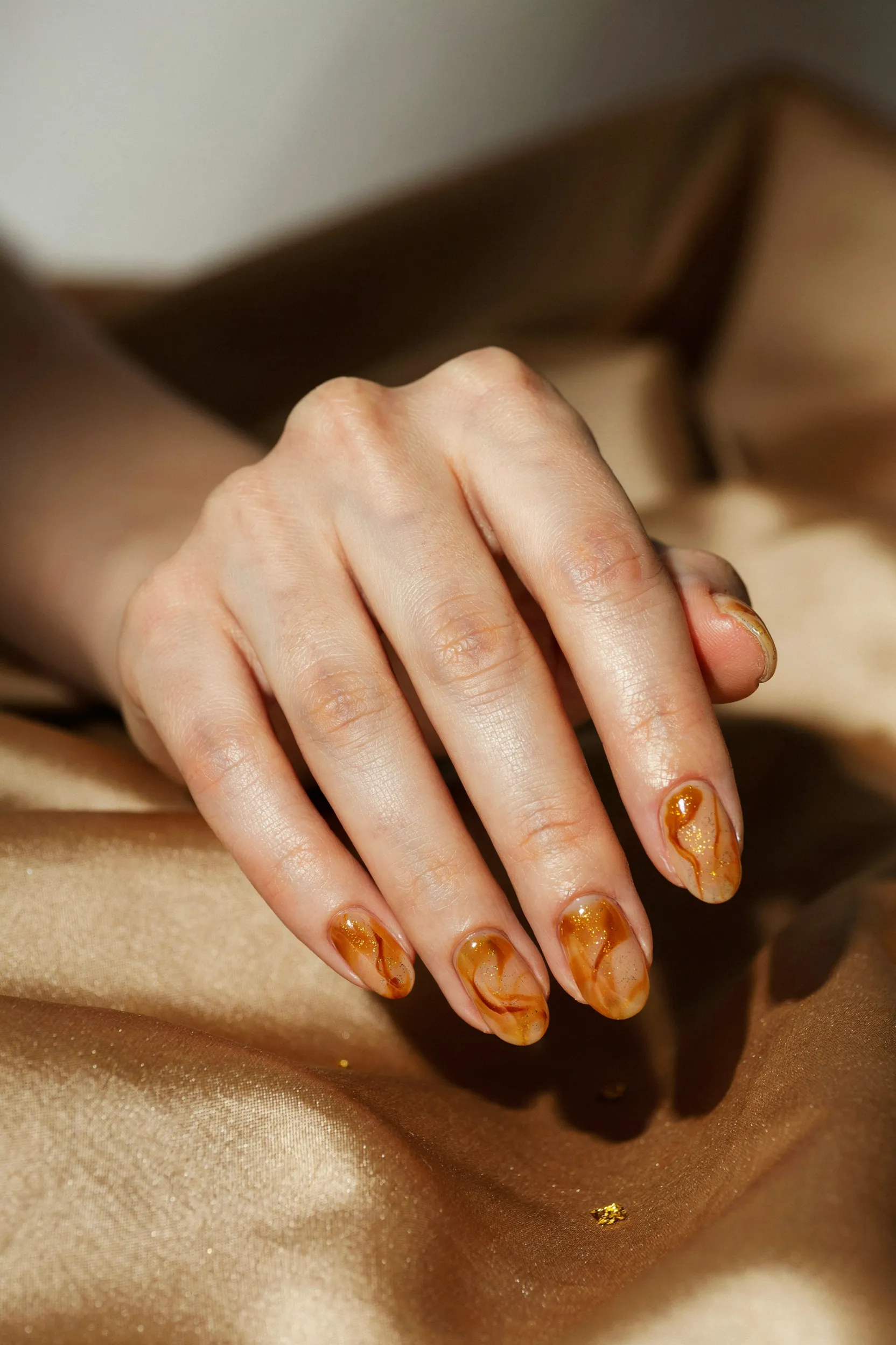 golden amber marble
