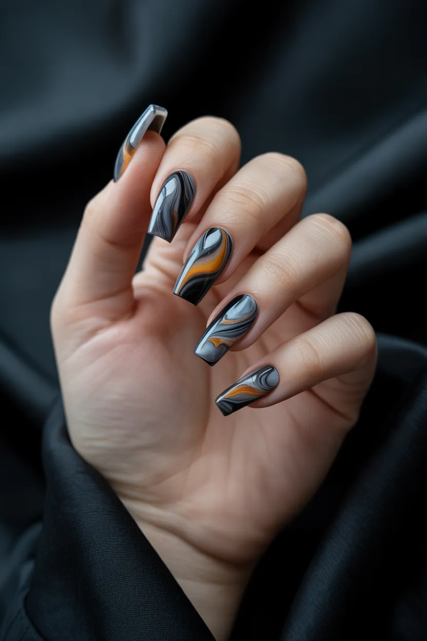 smoky marble autumn style