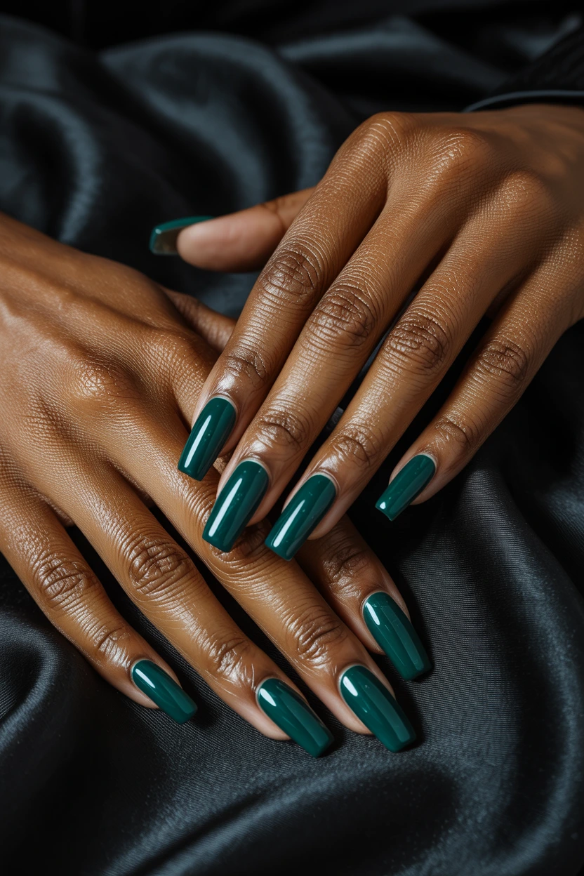 emerald green high shine