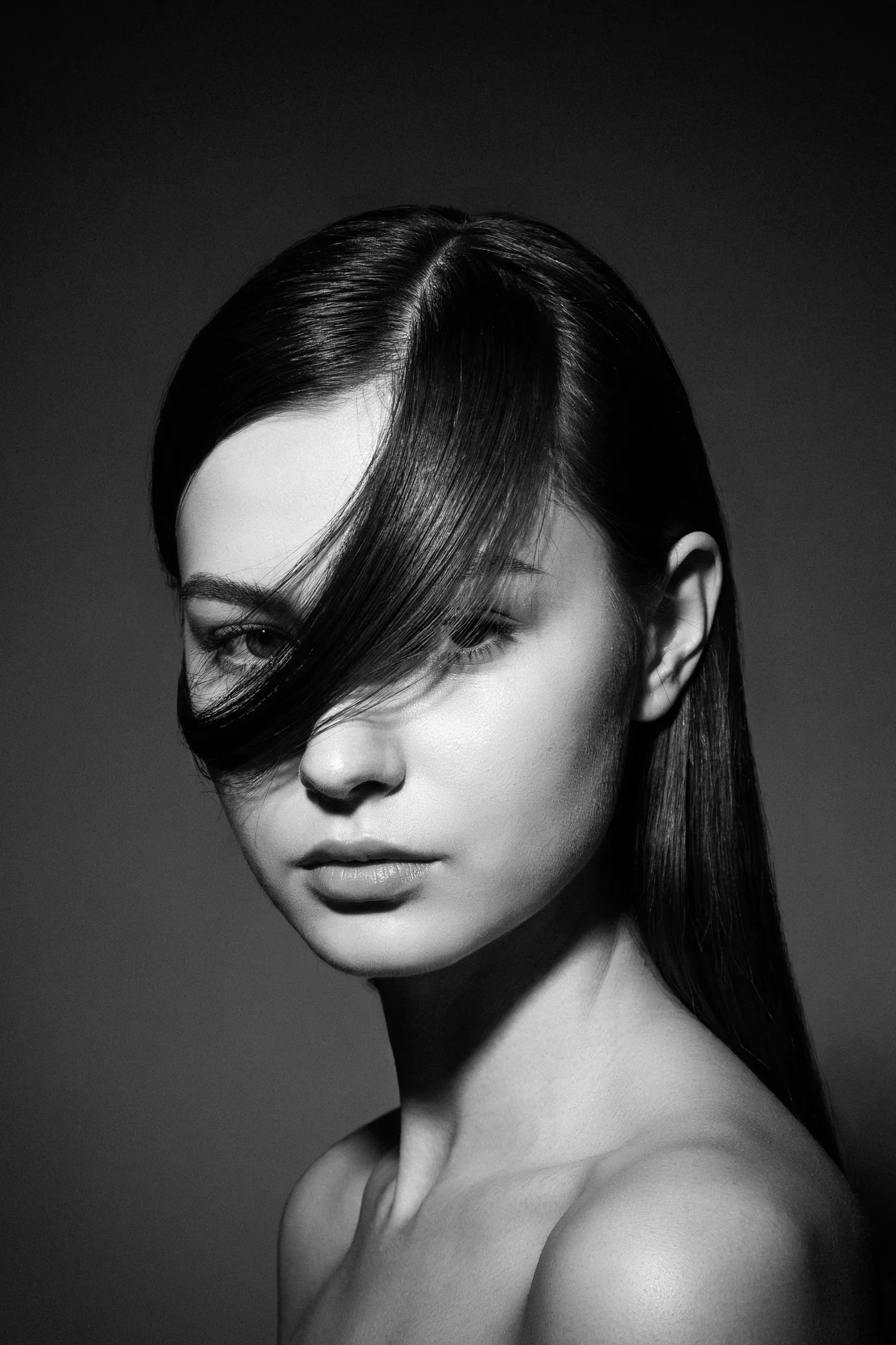 deep side part