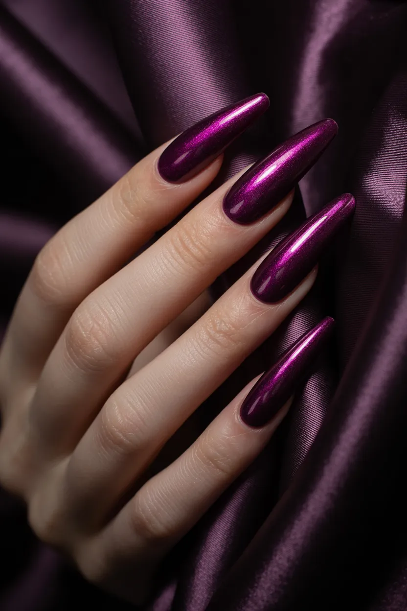 velvet plum shimmer