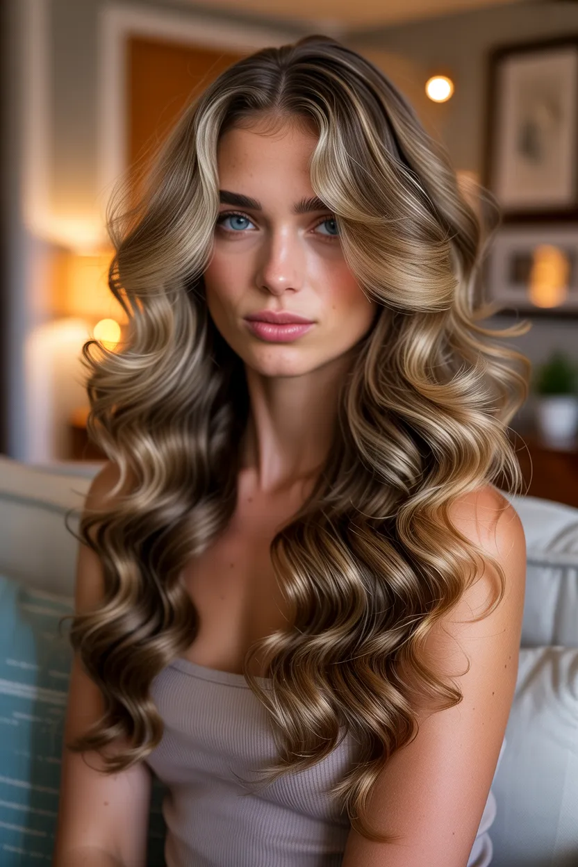 soft loose curls