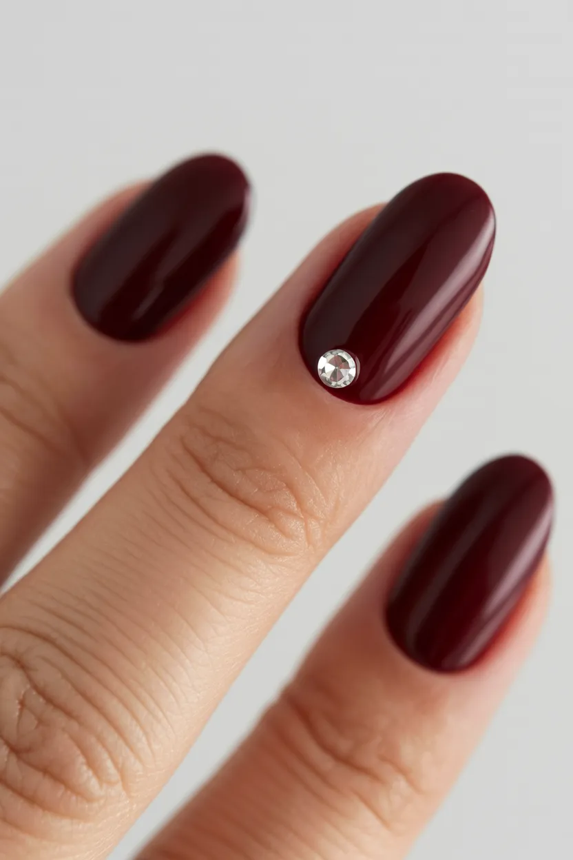 minimalist rhinestone studs