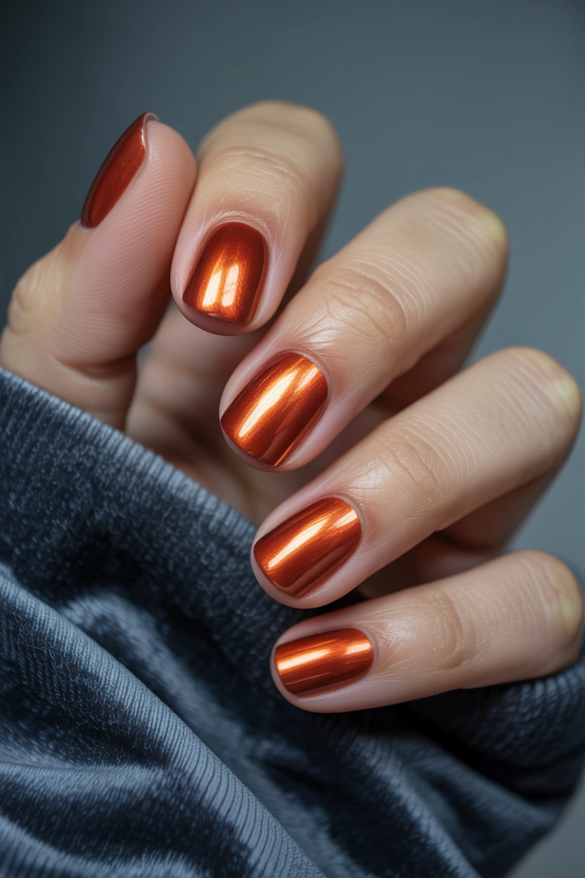 burnt orange red chrome