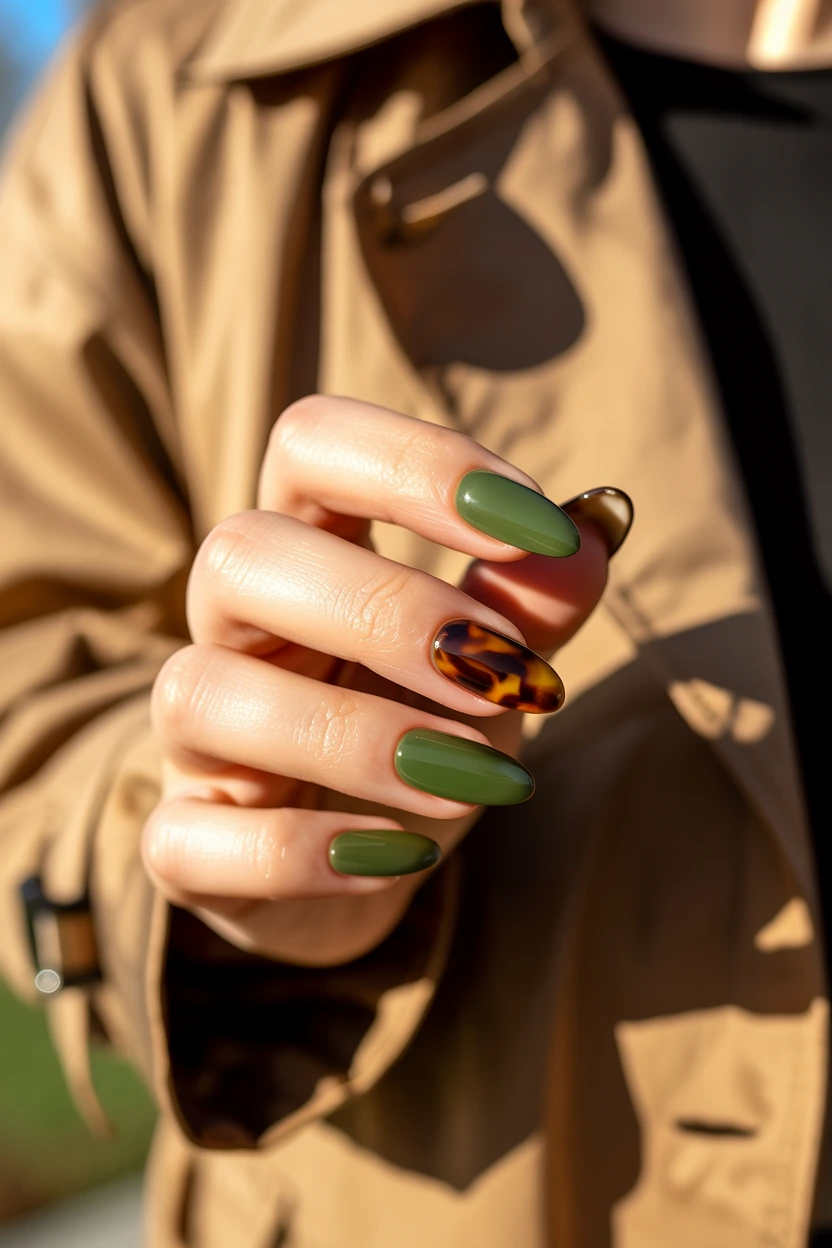 earthy matcha tortoiseshell combo