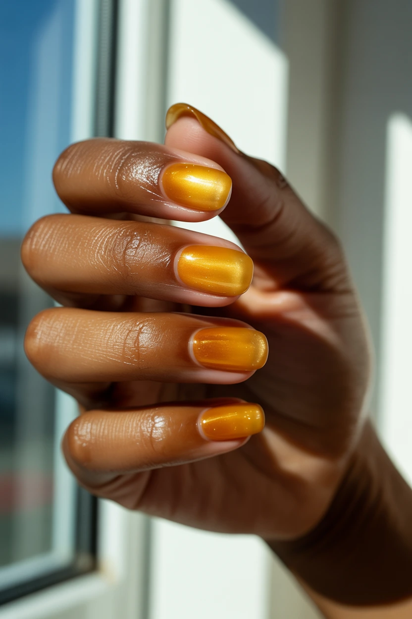 golden honey amber gloss