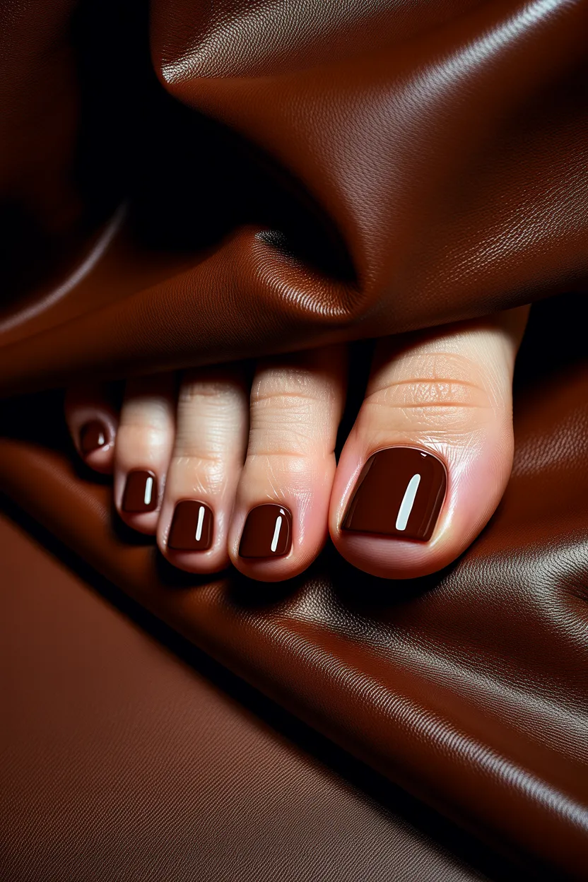 rich chocolate glossy coats