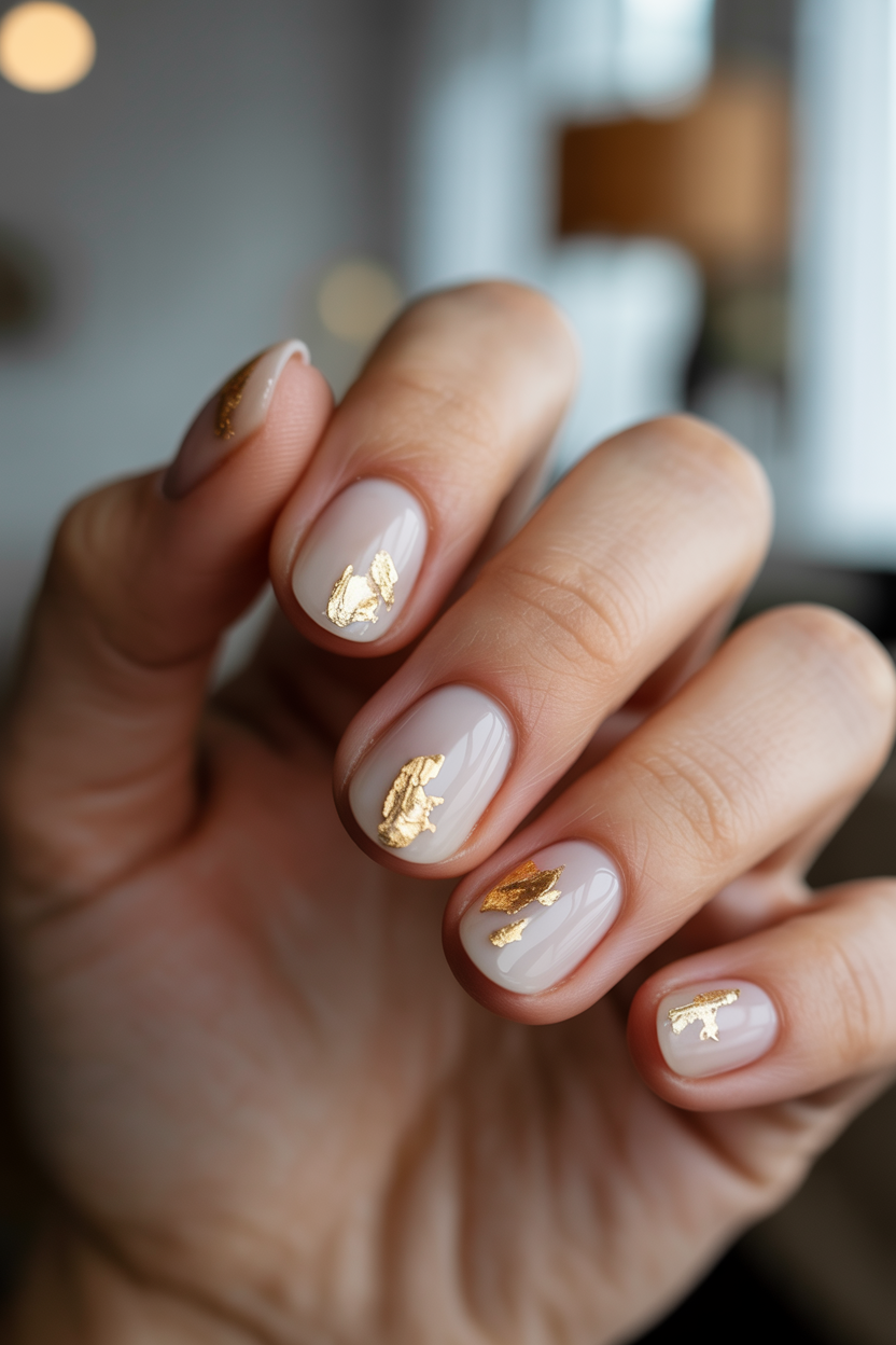 gold leaf accents