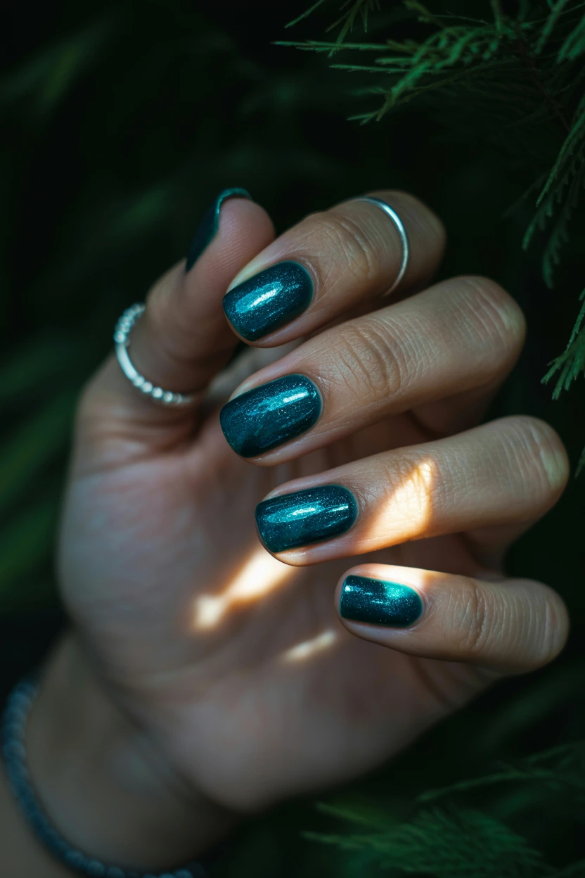 emerald velvet finish
