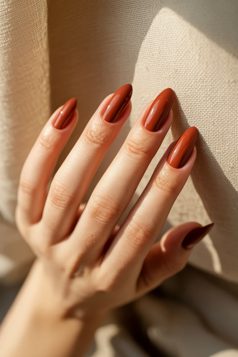 muted clay matte almond